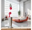 Licht-Erlebnisse Lavalampe TIMMY Retro Warmweiß Rot Transparent Bild 1