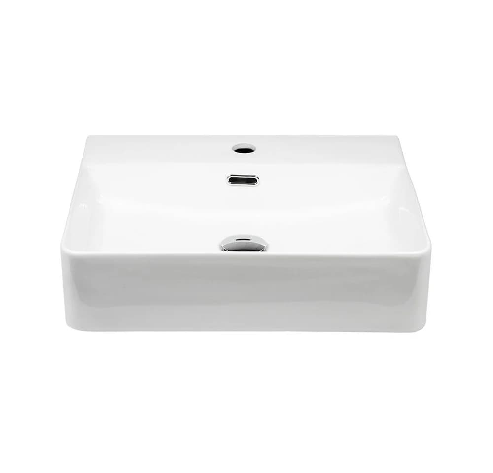 Stabilo Sanitär Hängewaschbecken Weiß Keramik 50 cm Komplettset - Bild 4