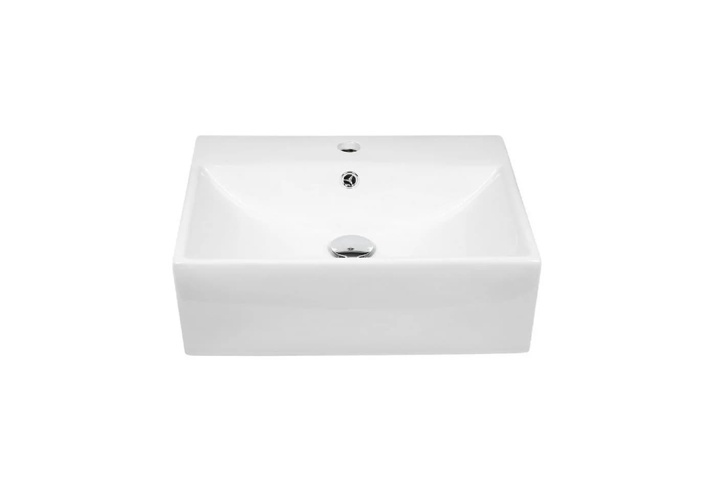 Stabilo Sanitär Hängewaschbecken Weiß Keramik 50,5 cm - Bild 2