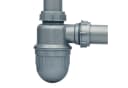 Stabilo Sanitär Edelstahl Siphon 1 1/2 Zoll mit Ablaufgarnitur Bild 5