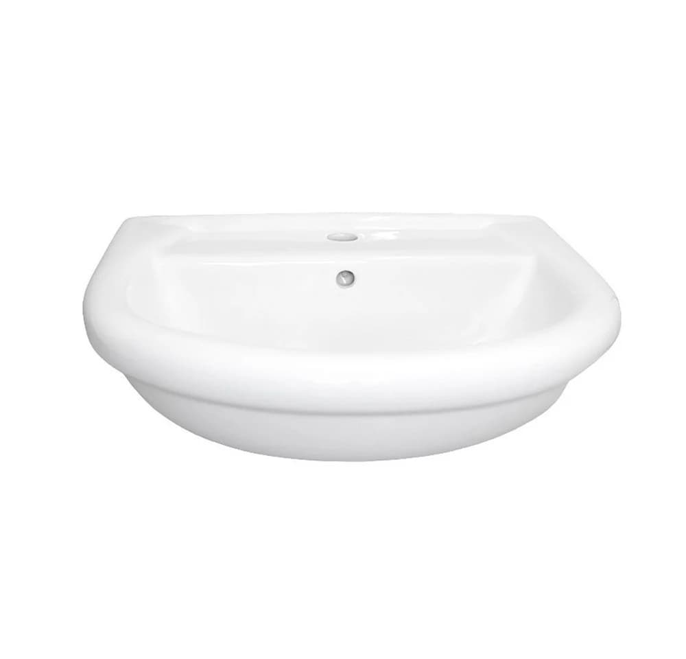 Stabilo Sanitär Hängewaschbecken Weiß Keramik mit Ablage - Bild 2