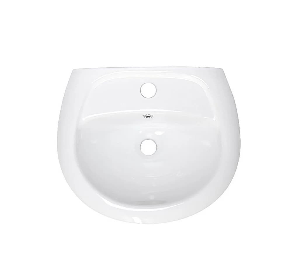 Stabilo Sanitär Hängewaschbecken Weiß Keramik Komplettset - Bild 3