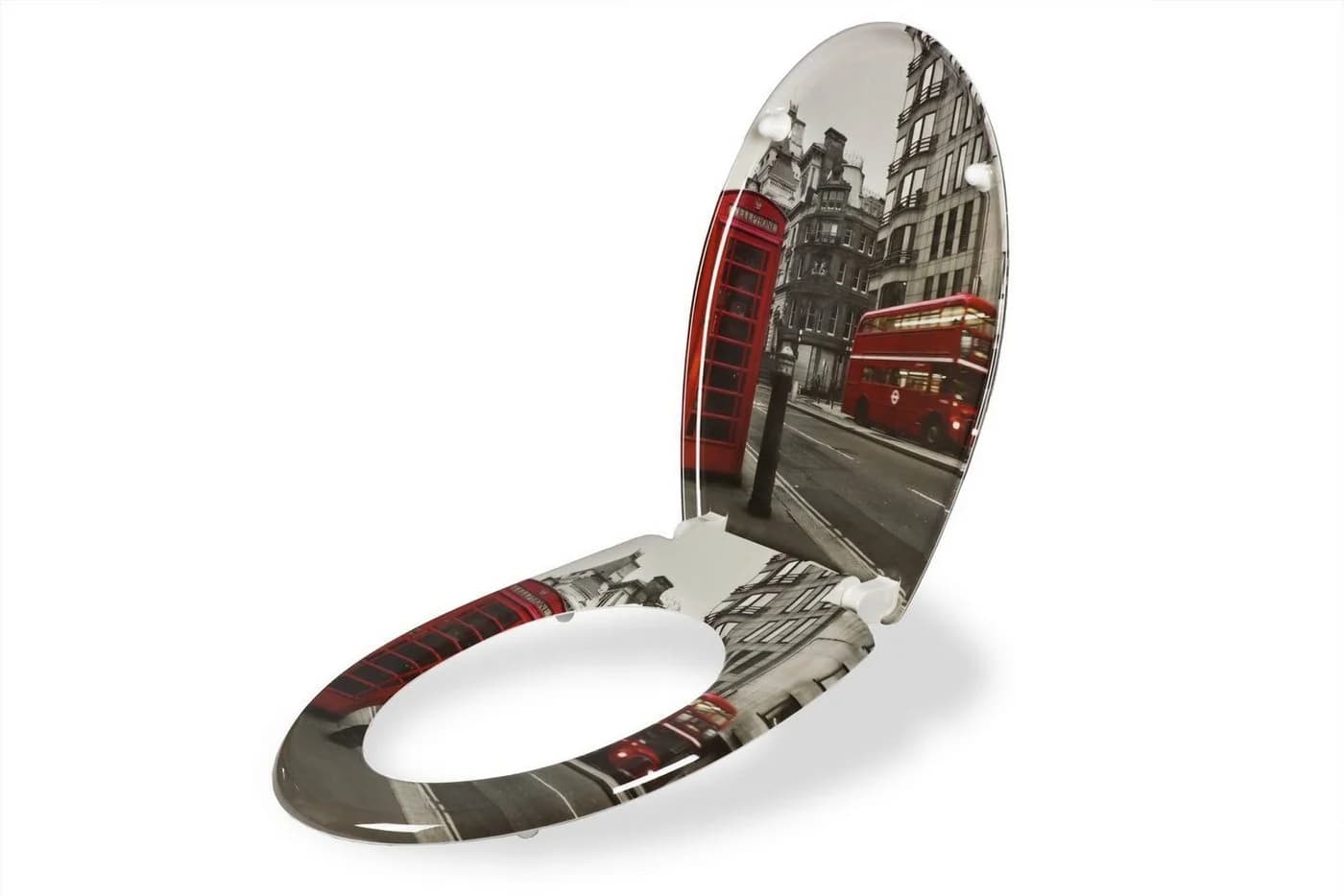 Stabilo Sanitär WC-Sitz London mit Softclose & Edelstahl-Befestigung