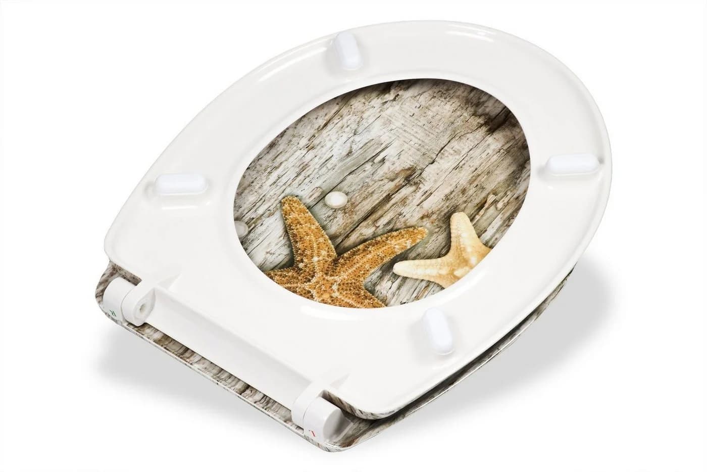 Stabilo Sanitär WC-Sitz Starfish mit Absenkautomatik und Seestern-Motiv - Bild 3