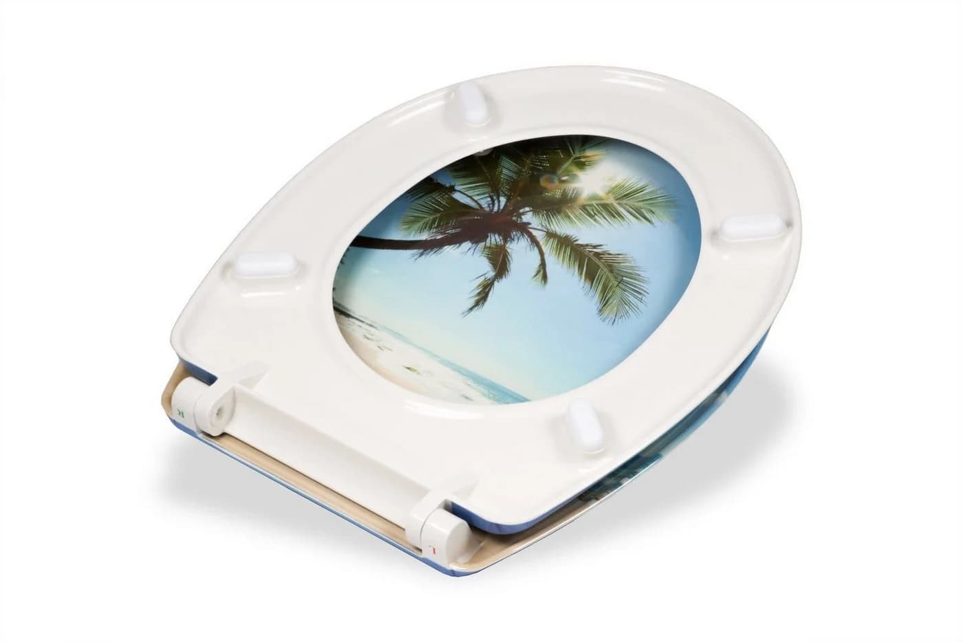 Stabilo Sanitär WC-Sitz Palm Beach Blau mit Absenkautomatik - Bild 3