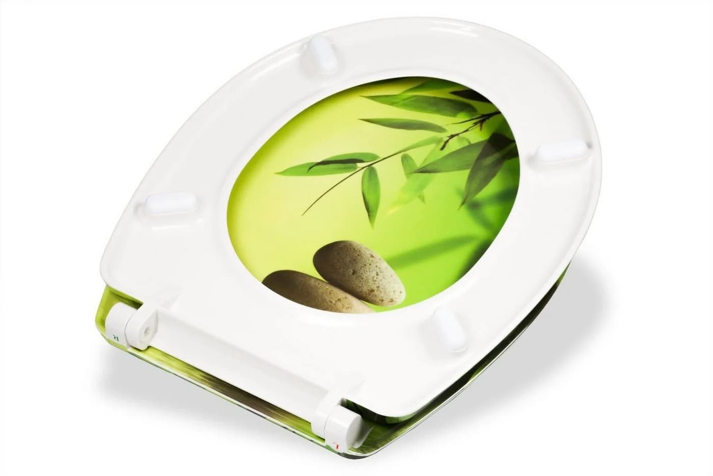 Stabilo Sanitär WC-Sitz Bamboo mit Absenkautomatik Grün - Bild 3