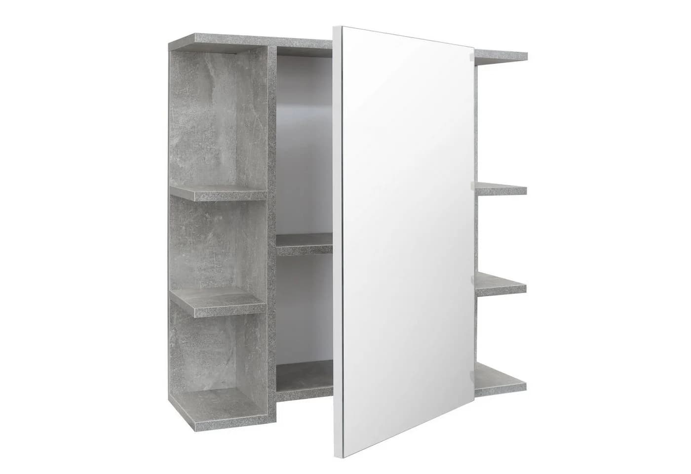 Stabilo Sanitär Spiegelschrank Julien Marmor-Optik Grau 1-Türig - Bild 3