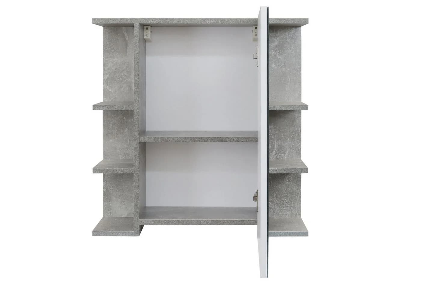 Stabilo Sanitär Spiegelschrank Julien Marmor-Optik Grau 1-Türig - Bild 4
