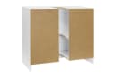 Stabilo Sanitär Waschbeckenunterschrank Weiß 60 cm Bild 5