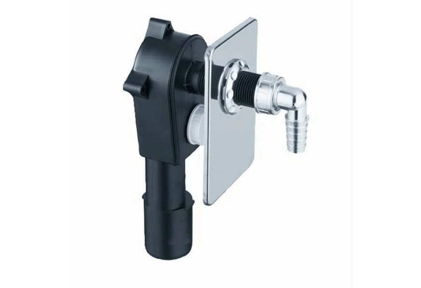 Stabilo Sanitär Unterputz Siphon DN50/40 mit 1/2" Geräteventil