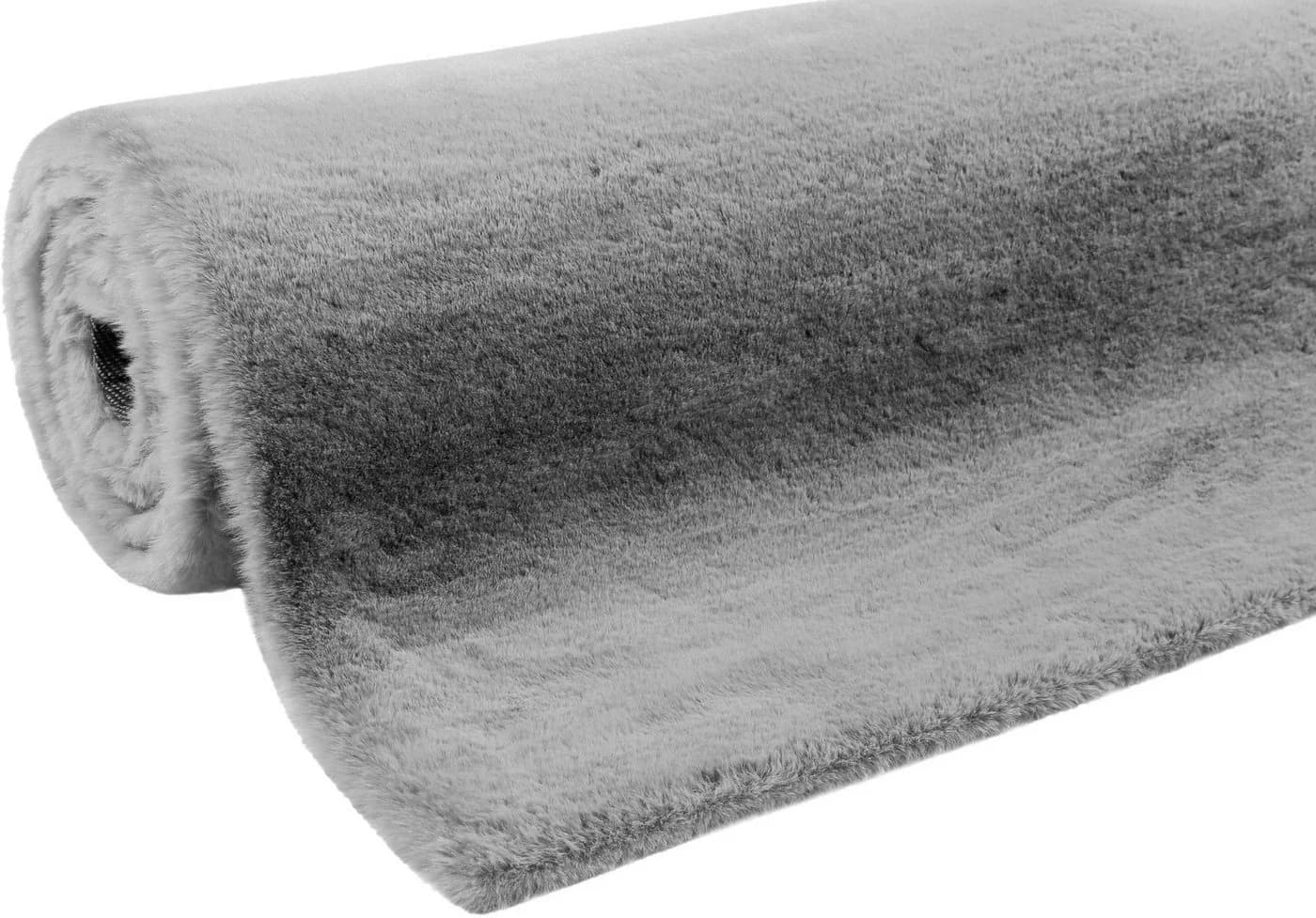 ESPRIT Hochflor-Teppich Alice Grau Polyester Uni - Bild 4