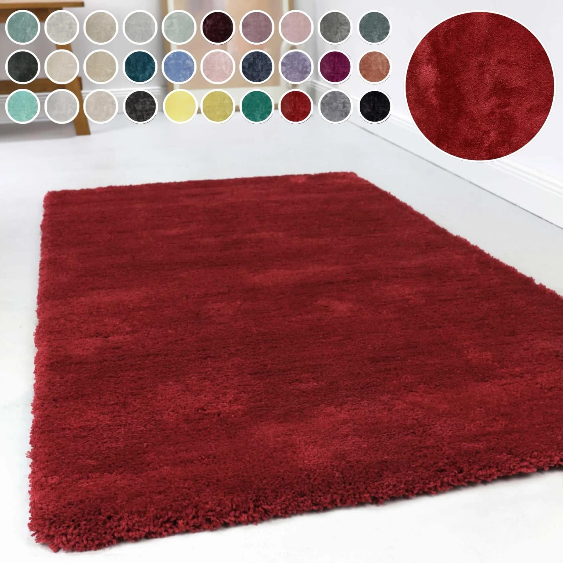 Hochflor-Teppich ESPRIT Relaxx ESP-4150 Rot