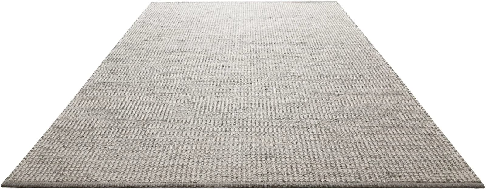 GREEN LOOOP Toulouse Teppich Grau 50% Wolle 50% Jute