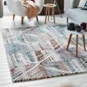 ESPRIT Teppich Cuba Geometrisch Braun Grün Kurzflor Bild 2