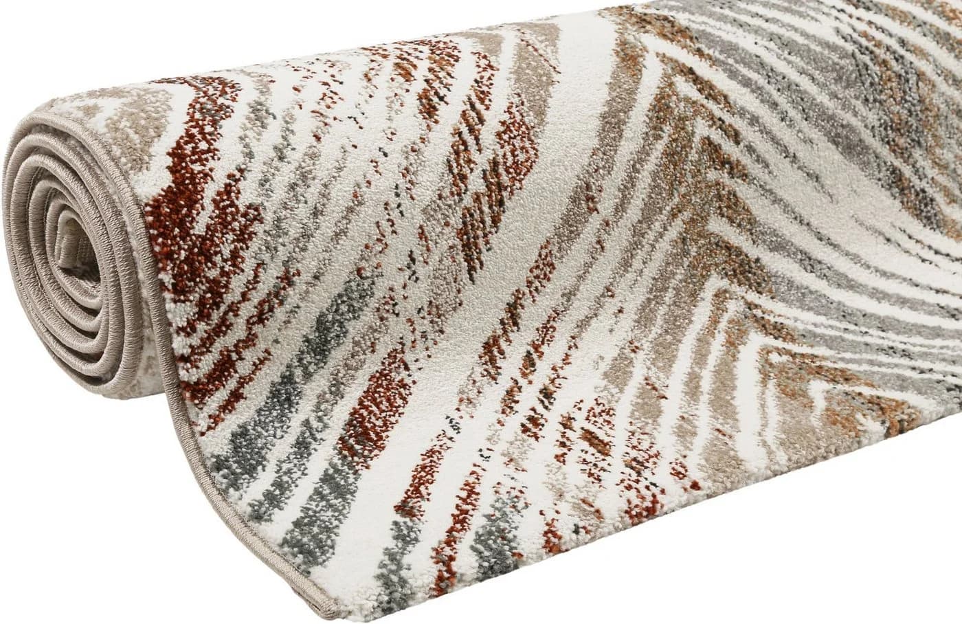 ESPRIT Teppich Cuba Geometrisch Braun Grün Kurzflor - Bild 5