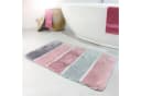 Homie Living Badematte Rio Marina Rosa Grau Modern Gestreift Bild 1