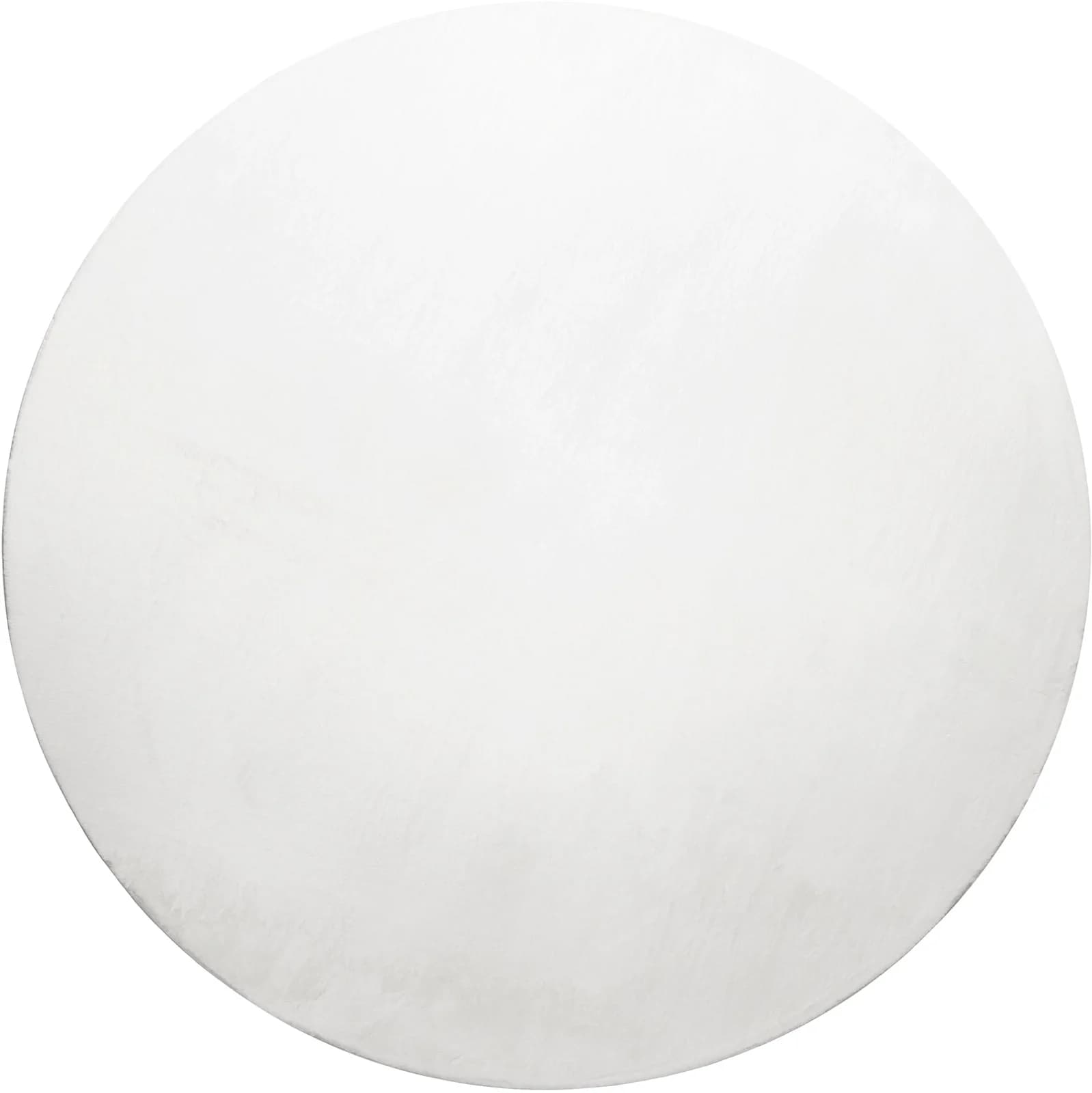 Teppich HOMIE LIVING Villa Rosso Weiß Rund Polyester