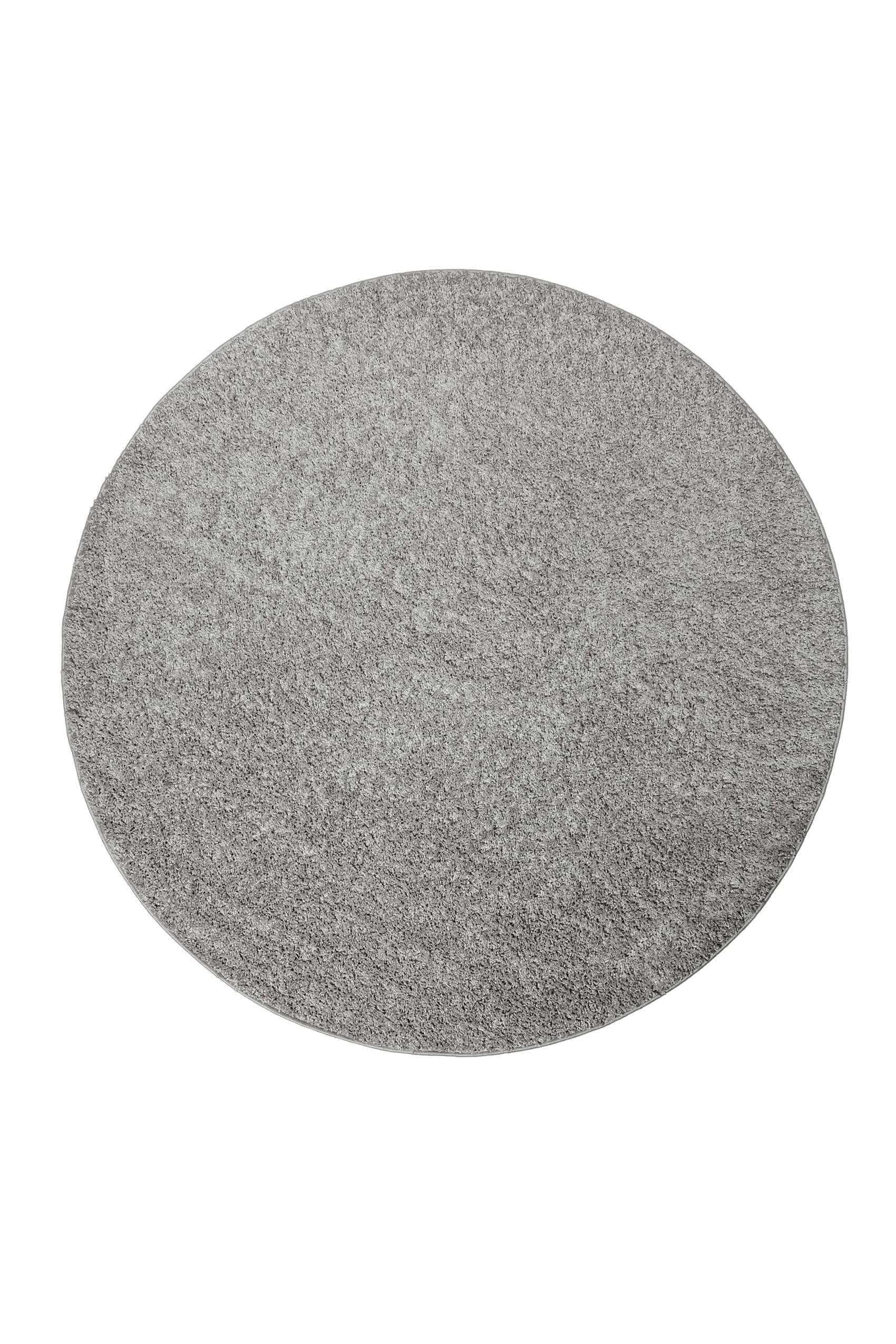 Teppich HOMIE LIVING Gino Grau Hochflor 200cm Polypropylen