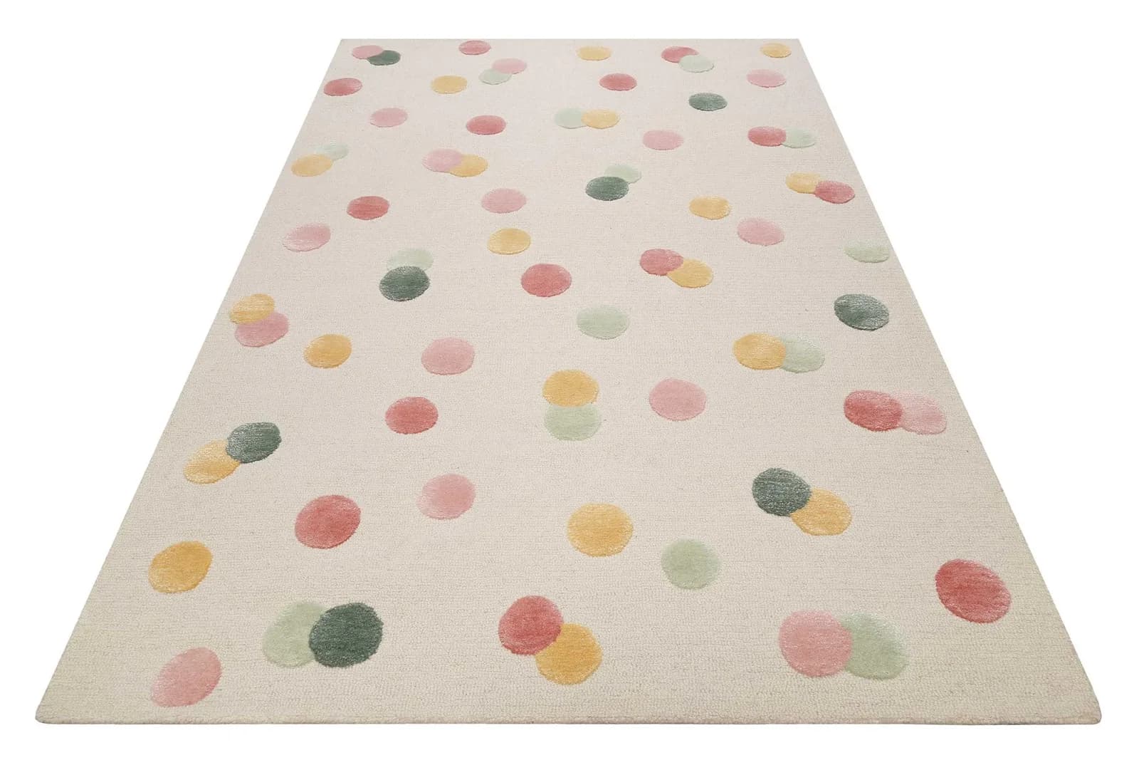 Kinderteppich SMART KIDS Dana Beige Polkadots