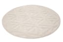 ESPRIT Outdoorteppich Shake Beige Hoch-Tief-Effekt Rund Bild 2