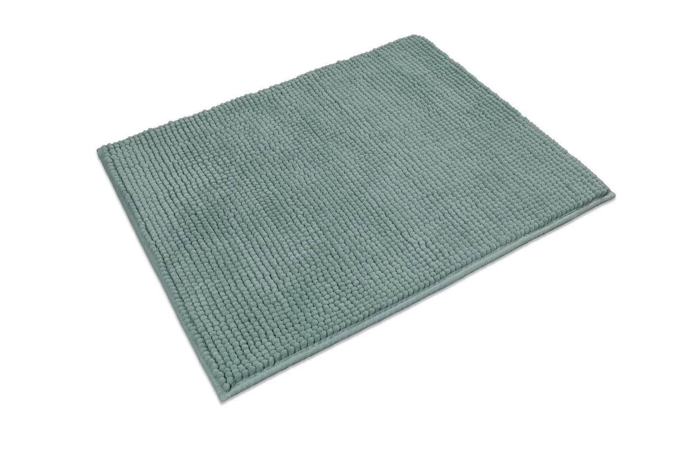 WECON HOME BASICS Badematte Balu Grün Chenille Rutschfest - Bild 3