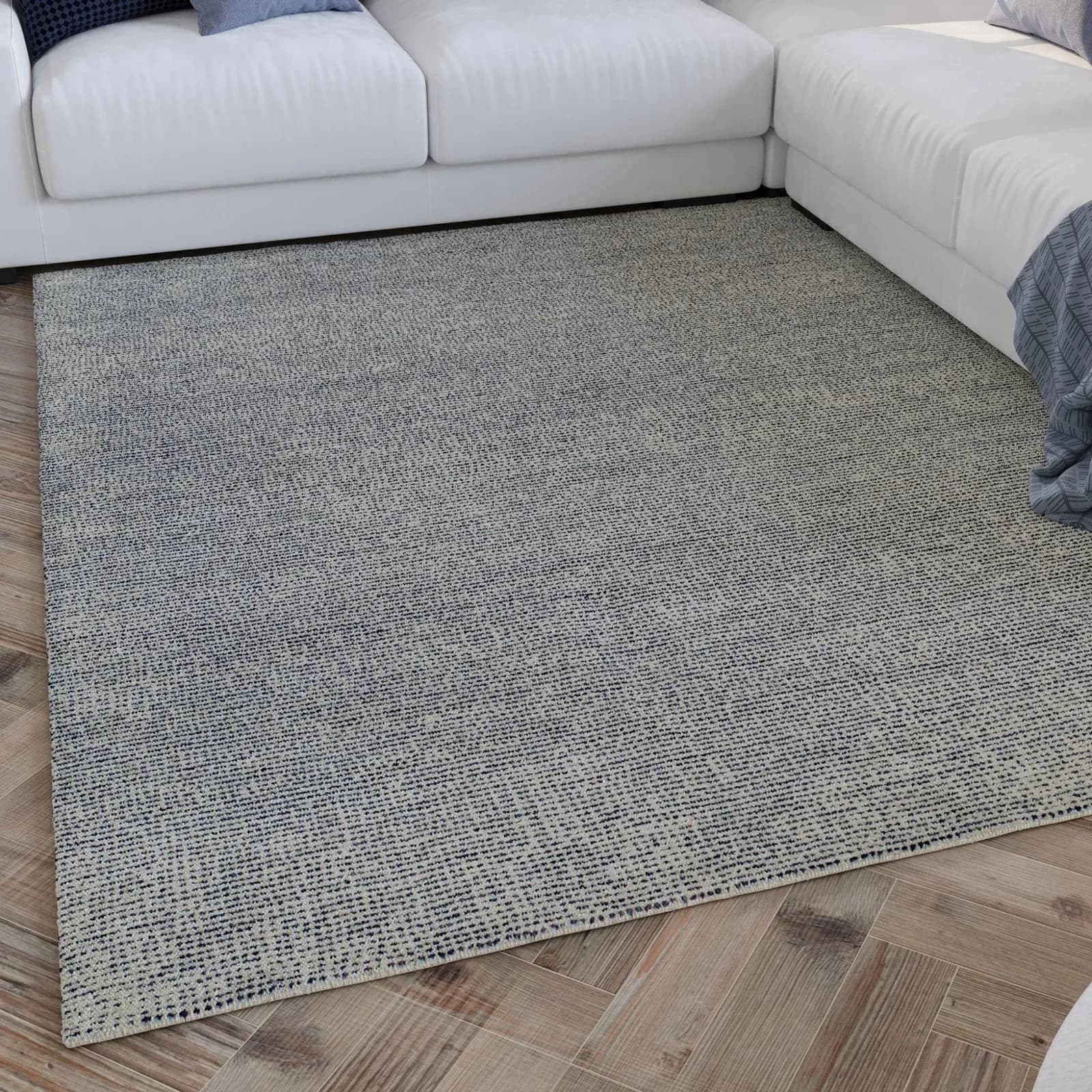 WECON HOME Teppich Hamptons THIRTYTWO Blau Kurzflor