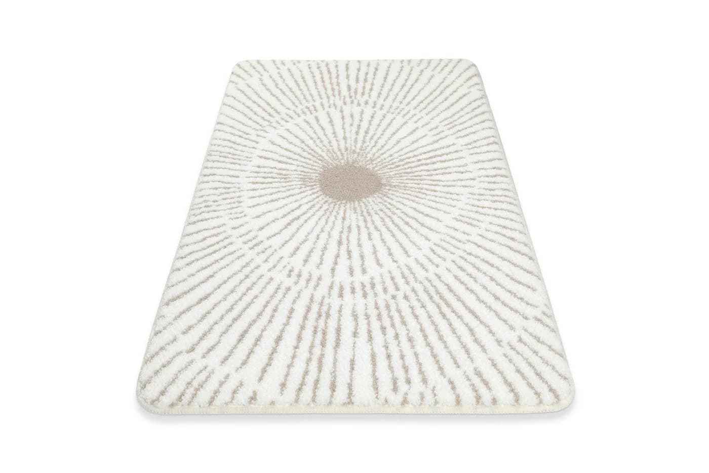 WECON HOME BASICS Jasbeer Badematte Weiß Beige Rutschfest - Bild 4