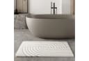 WECON HOME BASICS Badematte Hilda Beige Retro Muster Polyester Bild 2