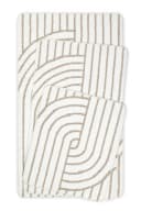 WECON HOME BASICS Badematte Hilda Beige Retro Muster Polyester Bild 3