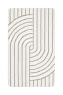 WECON HOME BASICS Badematte Hilda Beige Retro Muster Polyester Bild 4