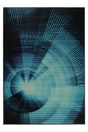 Wecon Home Cyber Swirl Gamer Teppich Blau Bild 3