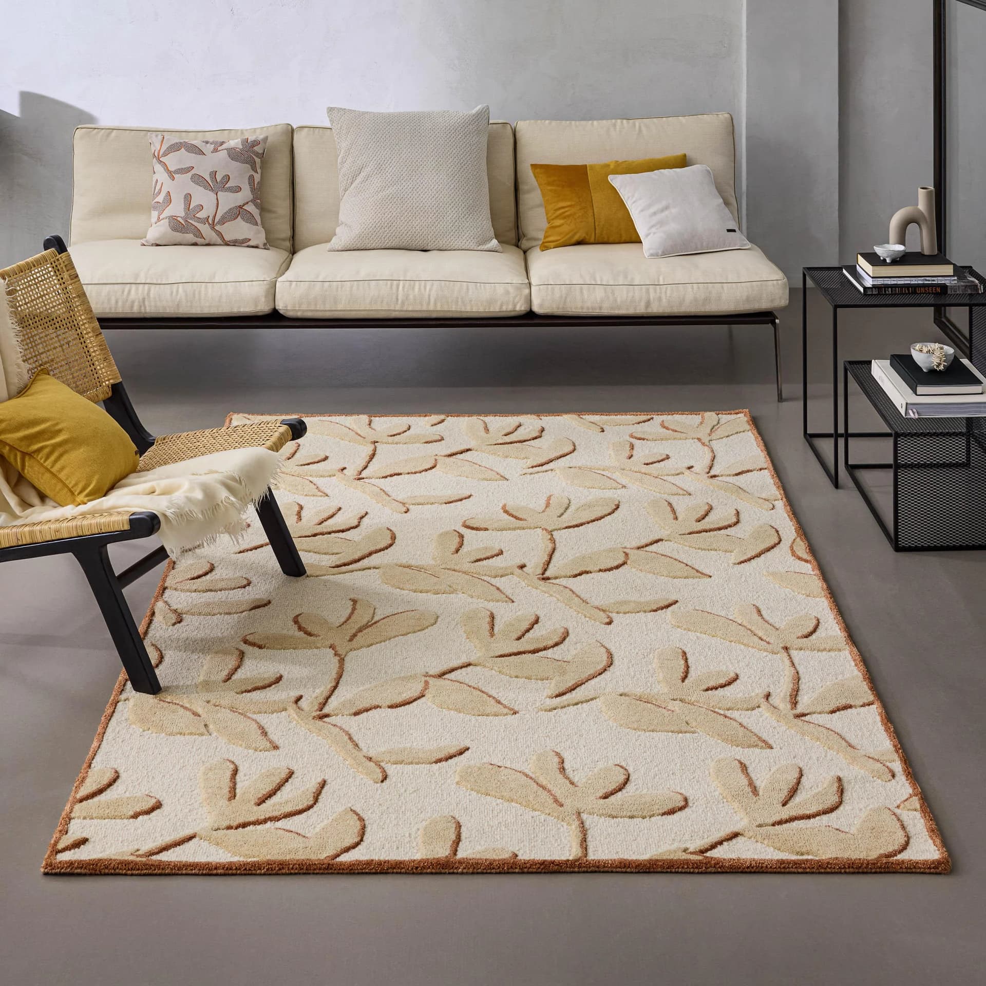 Wecon Home Summers Peak Teppich Beige Floral