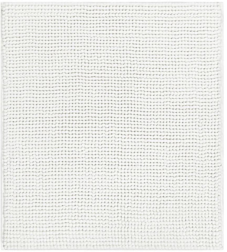 Badematte WECON HOME BASICS "Balu" Weiße Chenille