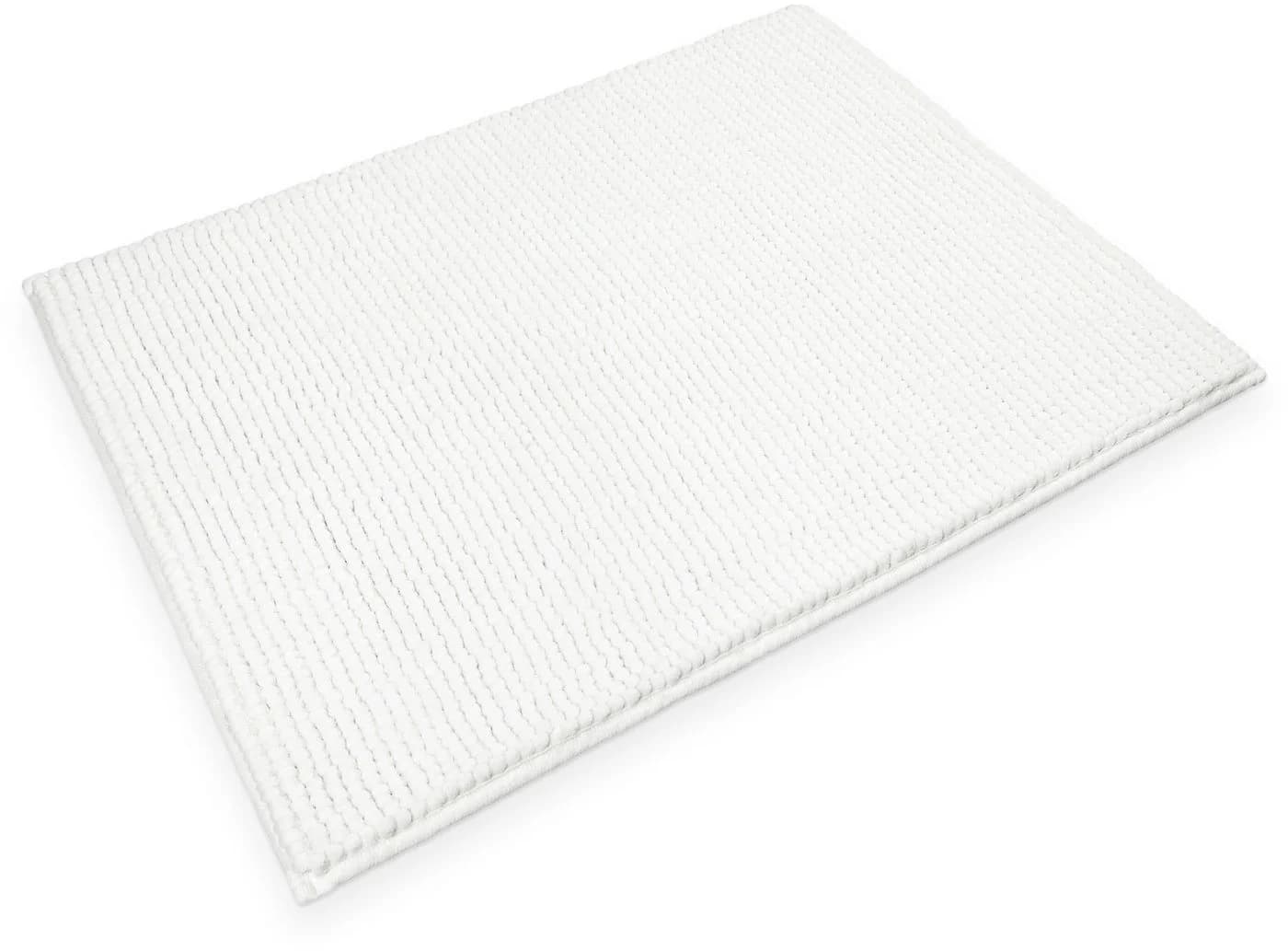 Badematte WECON HOME BASICS "Balu" Weiße Chenille - Bild 3