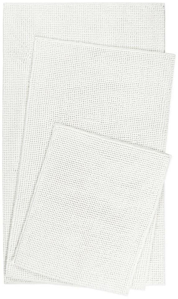Badematte WECON HOME BASICS "Balu" Weiße Chenille - Bild 4