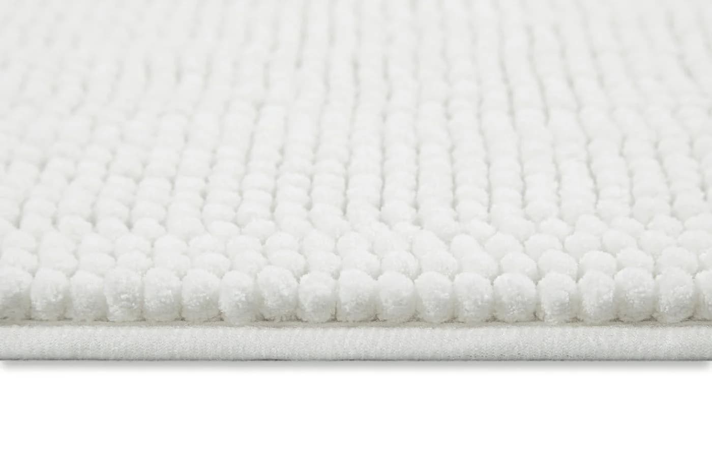 Badematte WECON HOME BASICS "Balu" Weiße Chenille - Bild 5