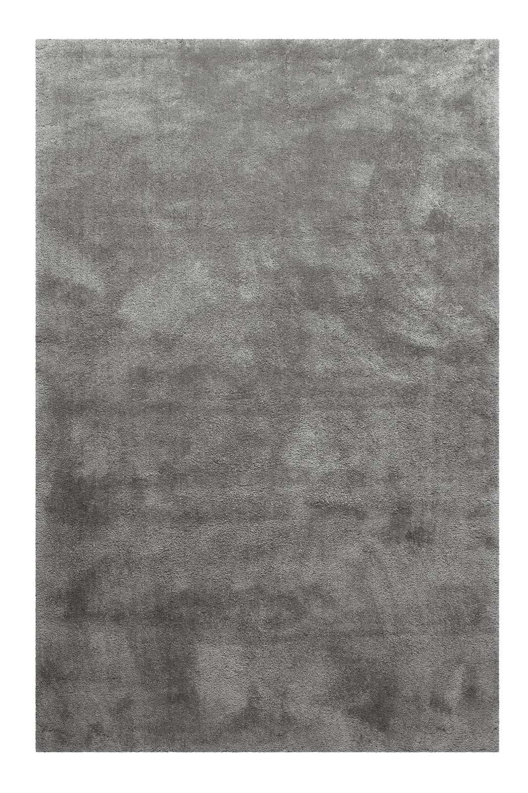 HOMIE LIVING Teppich Pisa Grau Microfaser Hochflor