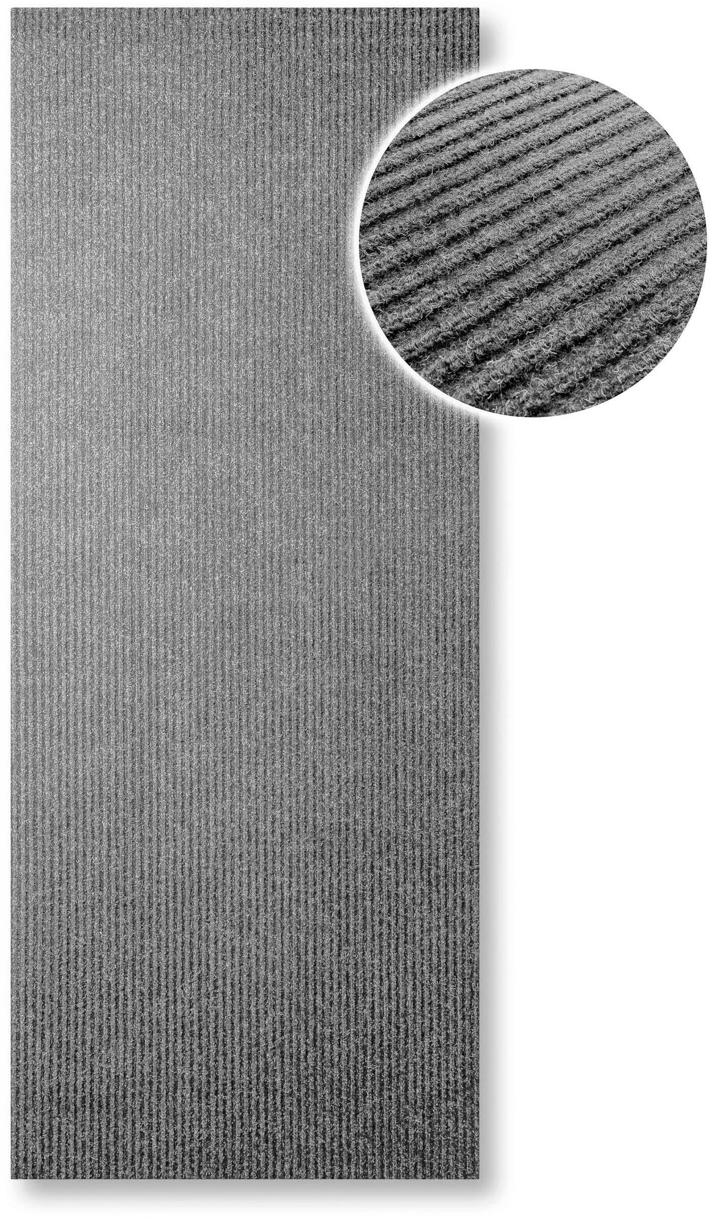 Läufer Buhai Grau Polyester 80x2000 cm