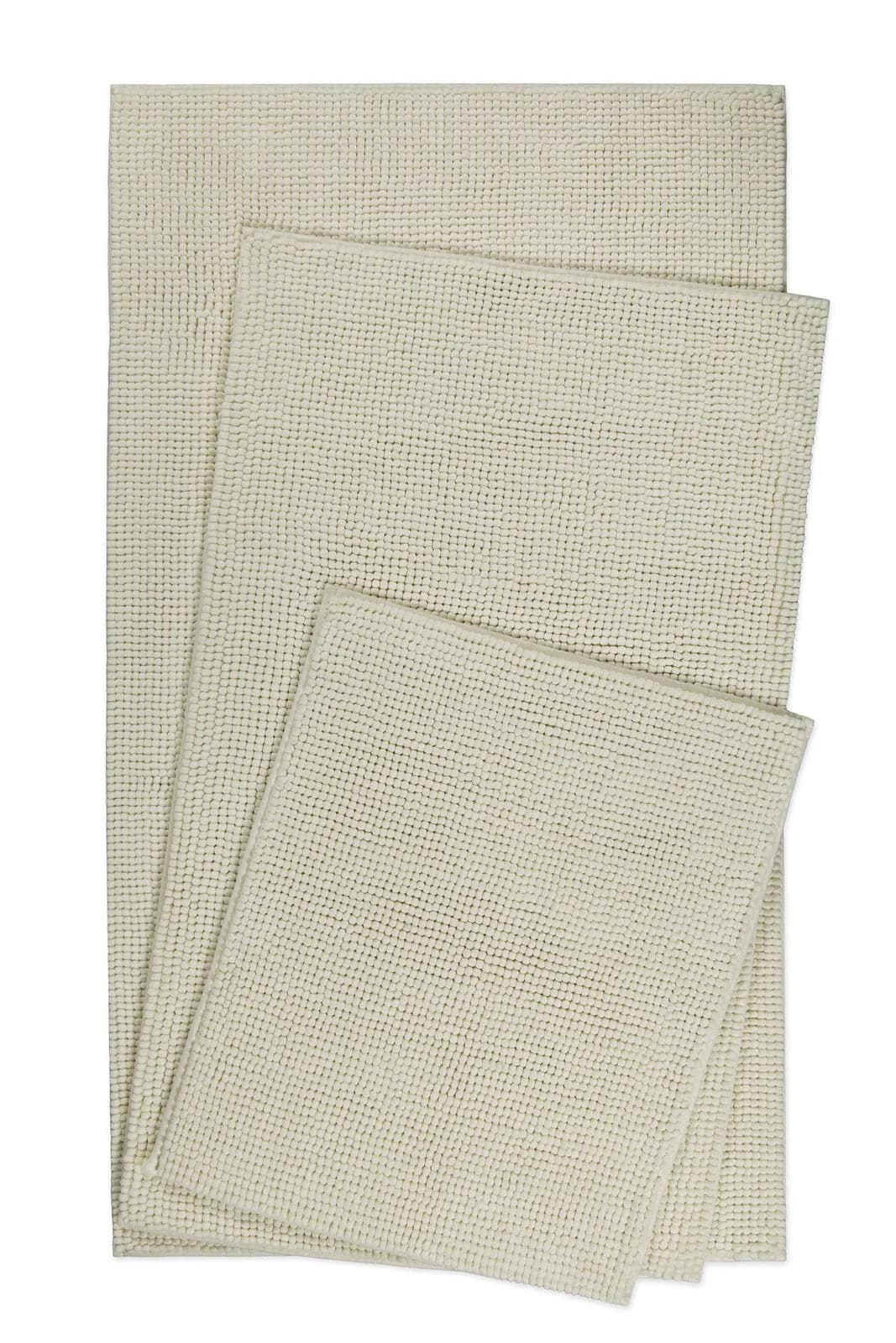 WECON HOME BASICS Badematte Balu Elfenbein Chenille Polyester