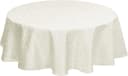 EUGAD Tischdecke Damast Ornamente Creme Bügelfrei Abwaschbar Bild 2