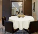 EUGAD Tischdecke Damast Ornamente Creme Bügelfrei Abwaschbar Bild 5