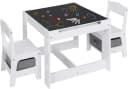 EUGAD Kindersitzgruppe 3-tlg. Weiß mit Tafel und Stauraum Bild 2