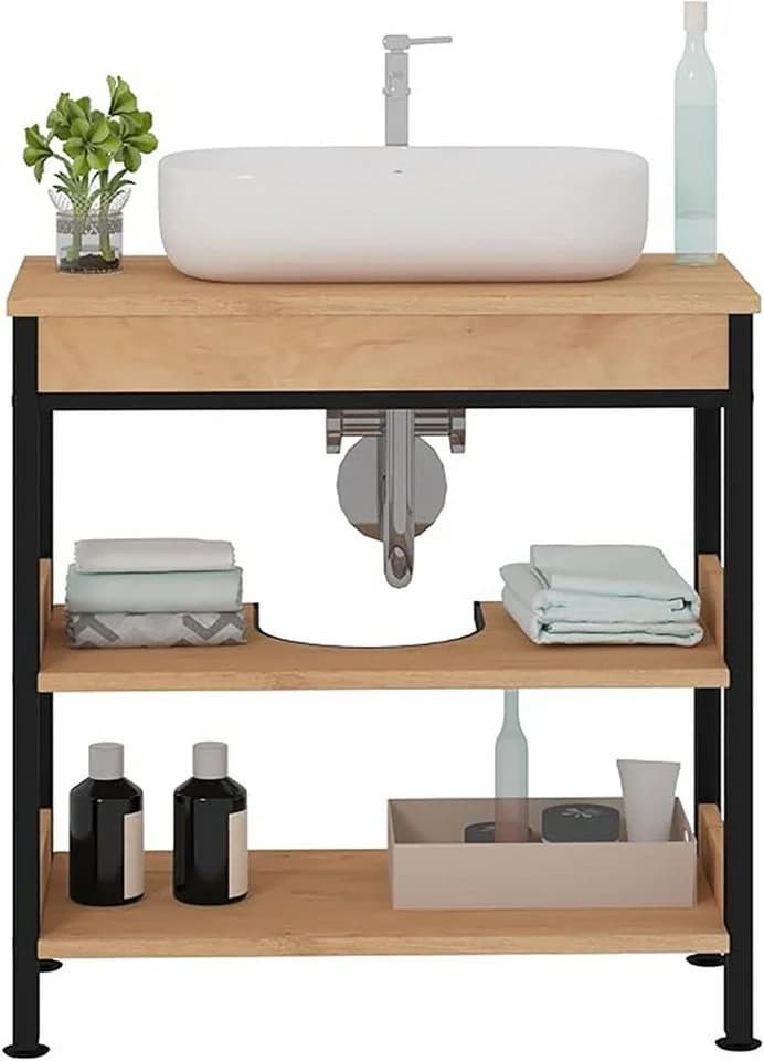 EUGAD Waschbeckenunterschrank 60x60x30 cm - Bild 5