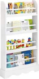 EUGAD Kinderbücherregal 4 Ebenen Weiß Bild 2