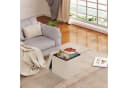 EUGAD Sitzhocker Faltbarer Hocker Stauraum Teddyfleece Bild 1
