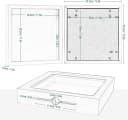 EUGAD 3D-Bilderrahmen Objektrahmen MDF-Holzrahmen Weiß/Schwarz Bild 3