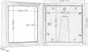 EUGAD 3D Bilderrahmen 2er Set Schwarz/Weiß MDF Kunststoff Bild 3