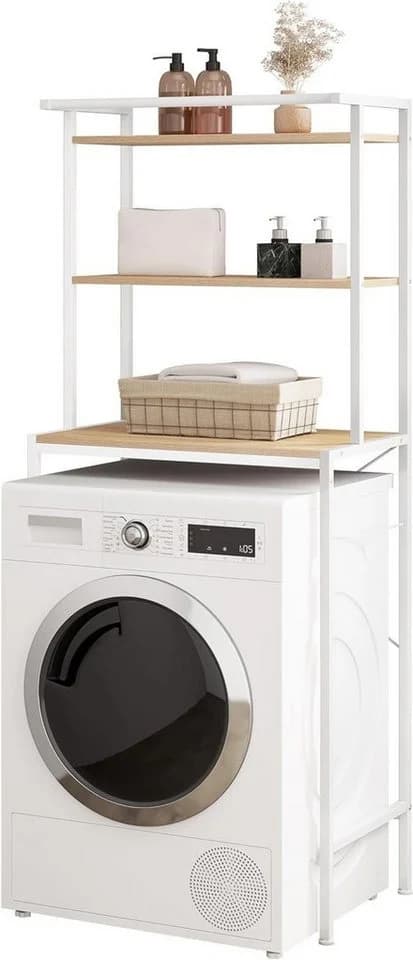 EUGAD Mehrzweckregal WC Regal Metall Holzwerkstoff - Bild 2