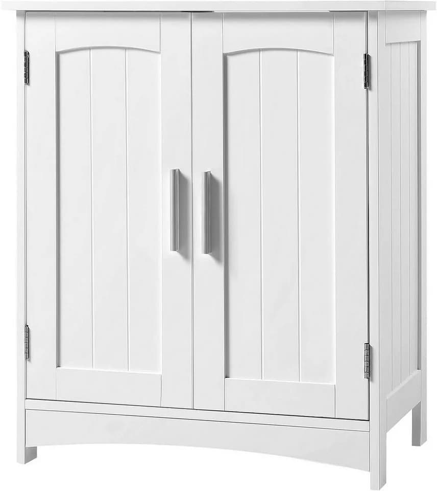EUGAD Waschbeckenunterschrank 1-St Badschrank Weiß - Bild 2