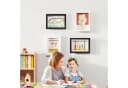 EUGAD 3D Bilderrahmen A4 Schwarz Weiß MDF Acryl Bild 1